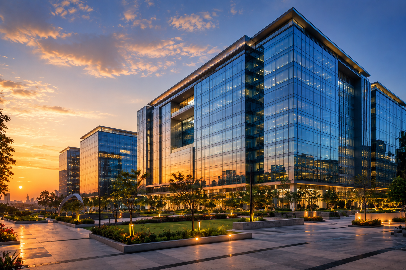 Commercial Complex Rendering
