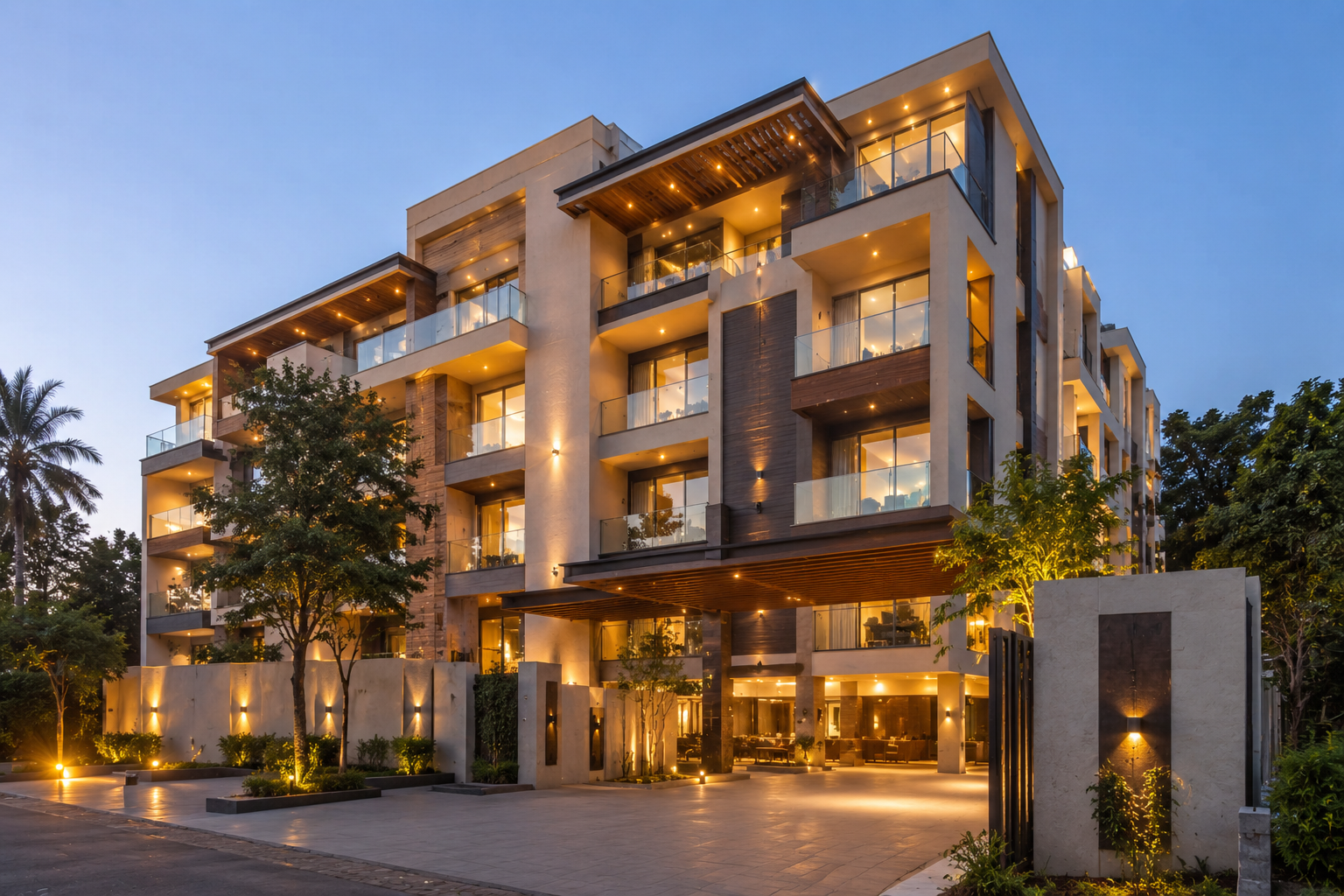 Residential Apartments Rendering